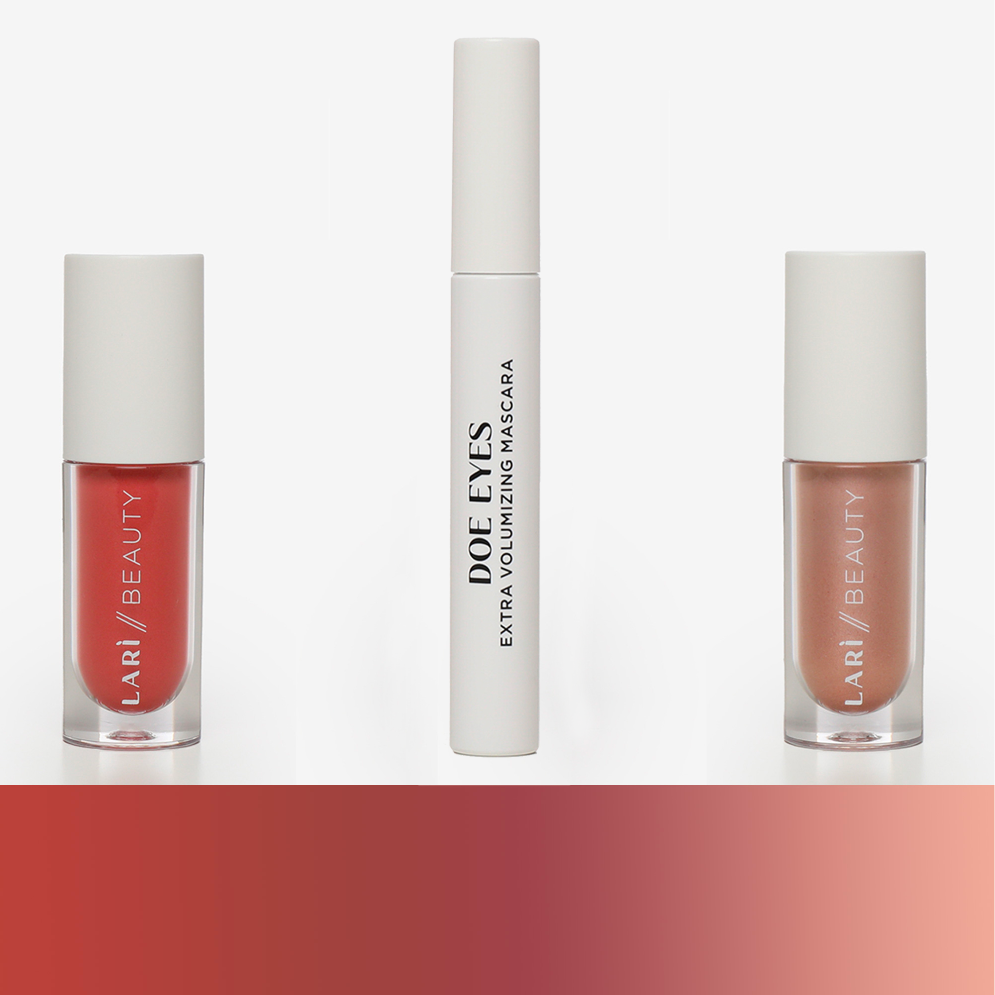 Set Mascara + Blush Blush Peach + Illuminante